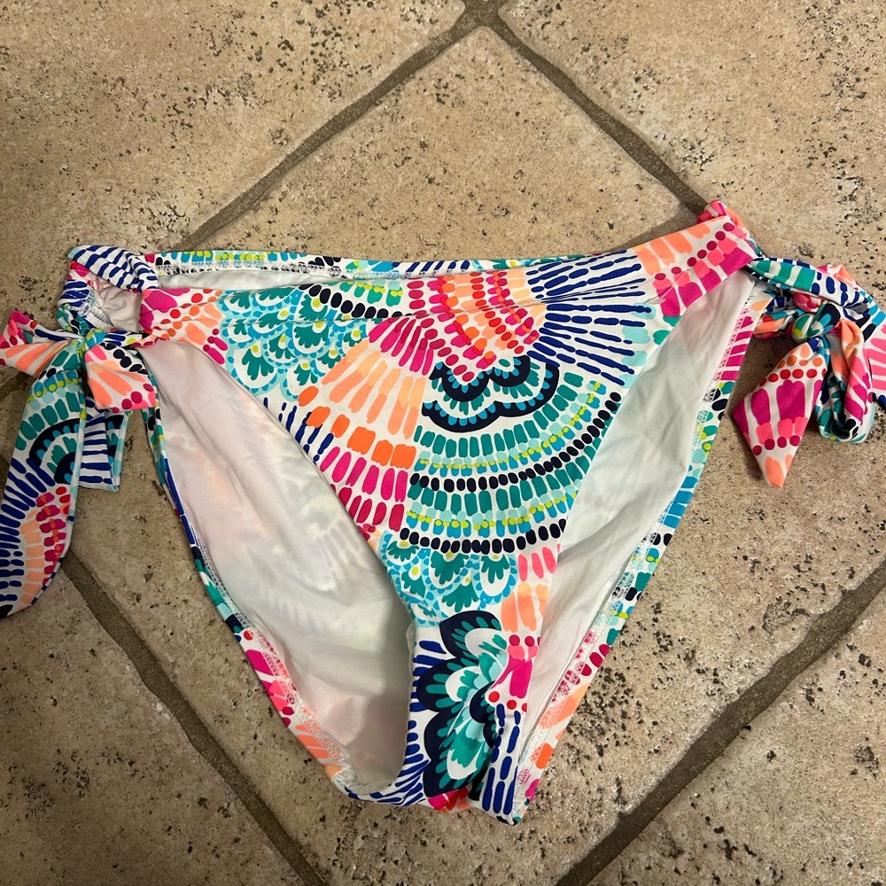 La Blanca waves of color bikini bottom Az 12 NWOT